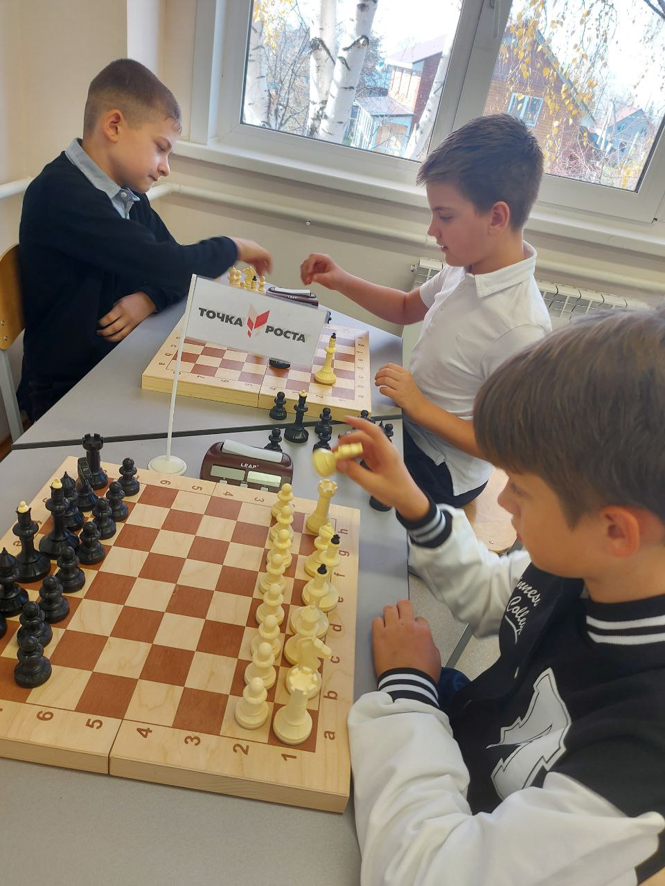 школьный этап олимпиады по шахматам.