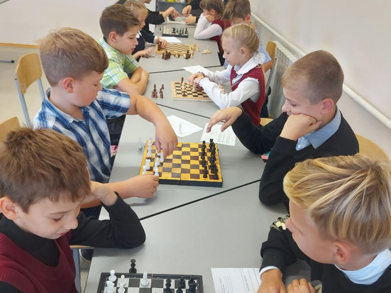 школьный этап олимпиады по шахматам.